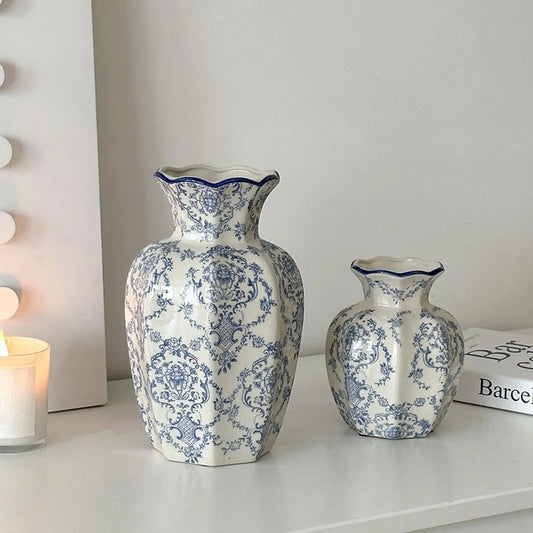 Ceramic Flower Vase Flower Arrangement Decoration Versatile Traditional For Decoration Living Room Flower Arrangement Porch