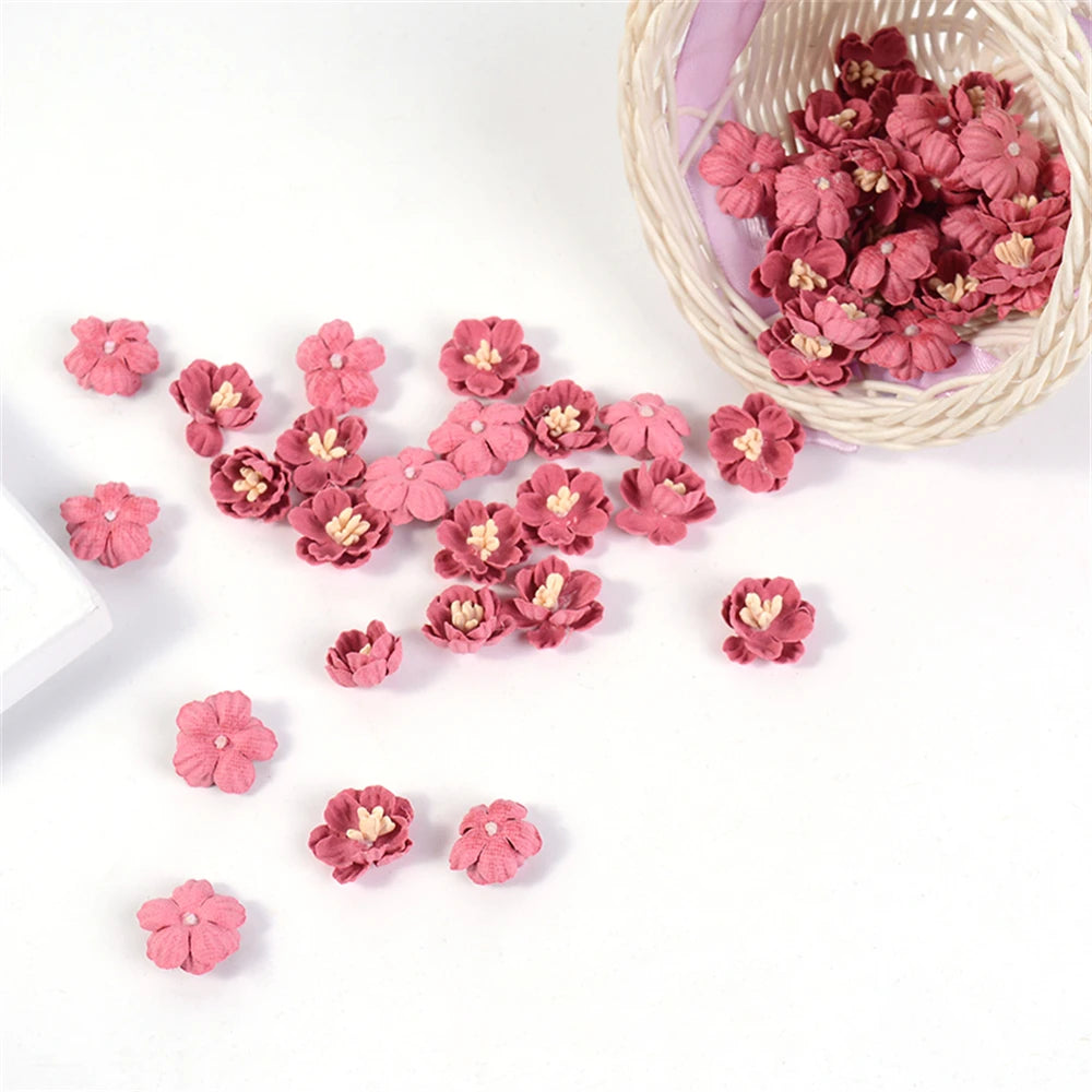 10/20Pcs Artificial Flower Silk Rose Mini Flowers For Wedding Decorations DIY Wreath Headdress Accessories Clip Art Fake Flower