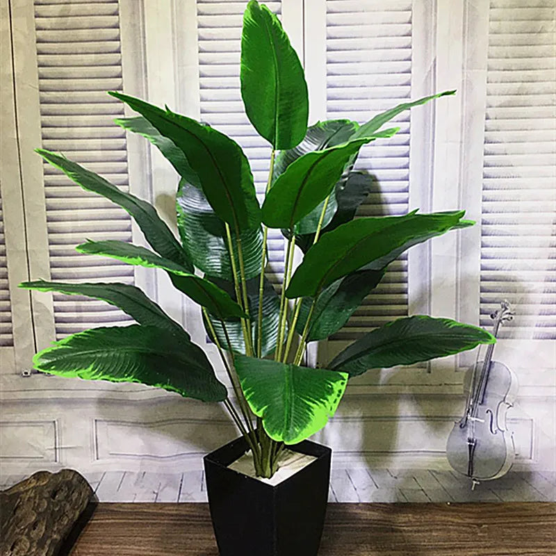 70-85CM Artificial Large Rare Palm Tree Banana Tree Green Simulated Plants  Garden Hotel Office Home Decoration Accessories