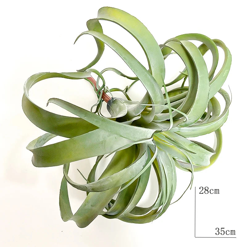 Large Artificial Succulent Plants Fake Air Grass Plastic Aloe Big Tree Leaves Wall Hanging Plant For Home Wall Desk Garden Decor