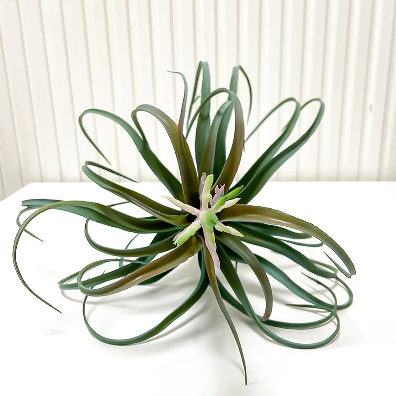 Large Artificial Succulent Plants Fake Air Grass Plastic Aloe Big Tree Leaves Wall Hanging Plant For Home Wall Desk Garden Decor