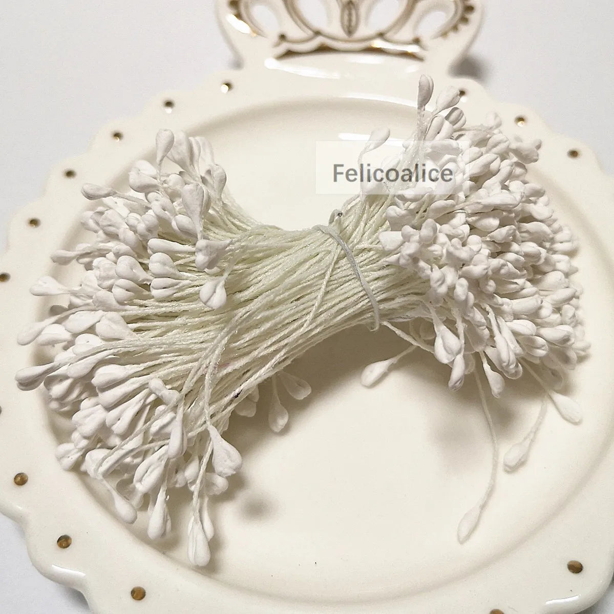 350pcs 5mm Mini Stamen Matte Handmade Artificial Flowers For Wedding Party Home Decoration DIY Flower Garland Craft Accessories