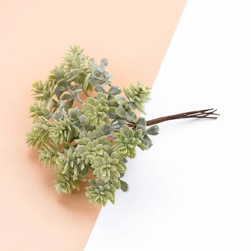 Artificial Plants for Home Wedding Decoration Silk Flowers for Scrapbooking Fake Plastic Decorative Christmas Wreat