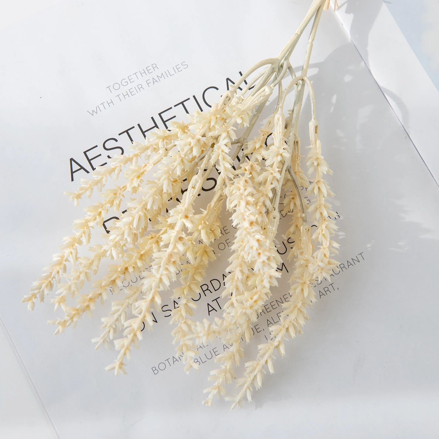 Artificial plants Wheat spike Christmas wedding cere outdoor garden decoration DIY gifts flower garlands dining table decoration