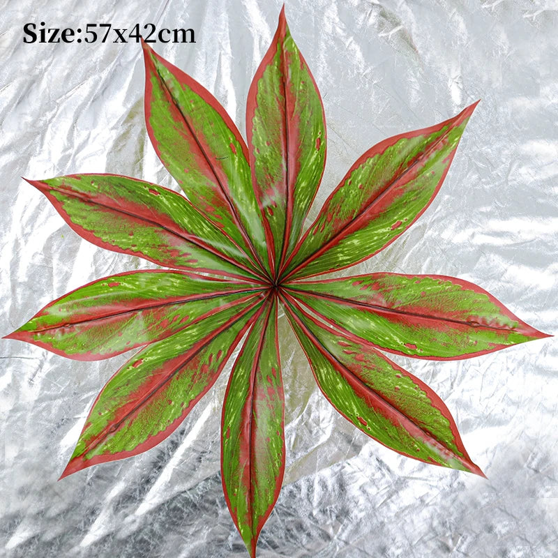 Artificial Fern plants wall decoration leaf accessories turtle back leaf Persian green plant wall accessories home decoration