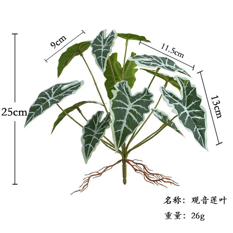 Fake Plants Simulated Leaf Plants for Wall Decoration and Landscaping Simulated Plants for Wall Hanging and Plant Backgrounds