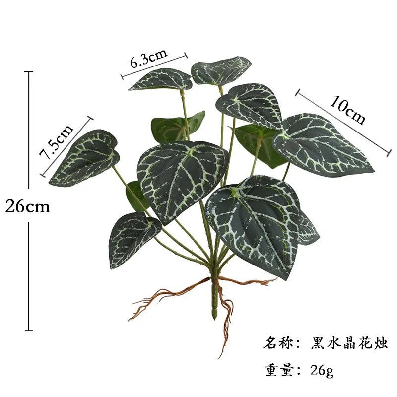 Fake Plants Simulated Leaf Plants for Wall Decoration and Landscaping Simulated Plants for Wall Hanging and Plant Backgrounds