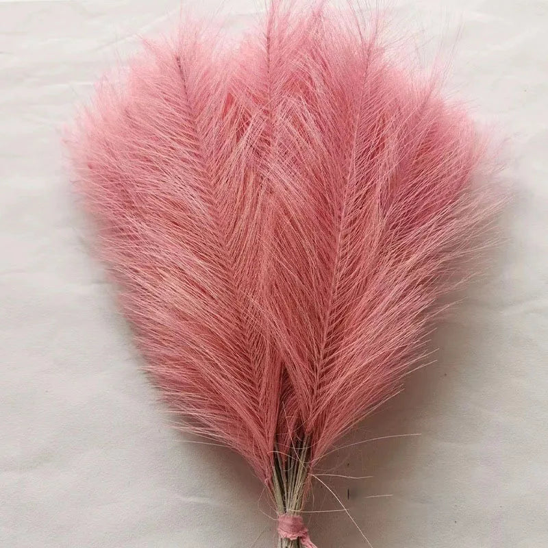1/5/10/30pcs High Quality Bouquet pampas grass decoration 42cm Fluffy Pampas Grass Christmas Vase Decor Wedding Home Decor DIY