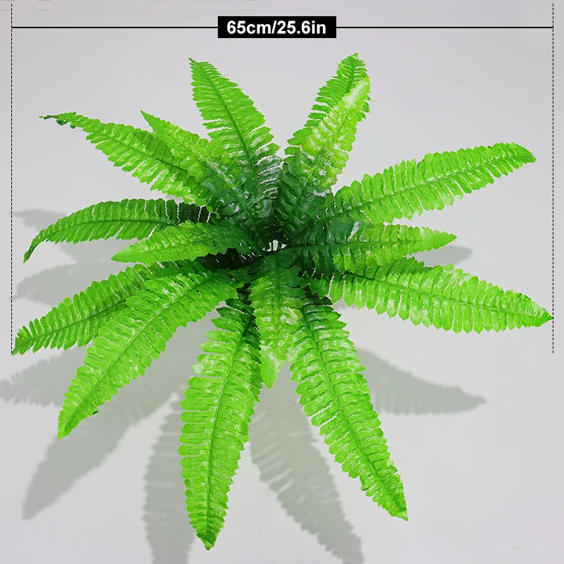 Artificial Fern plants wall decoration leaf accessories turtle back leaf Persian green plant wall accessories home decoration