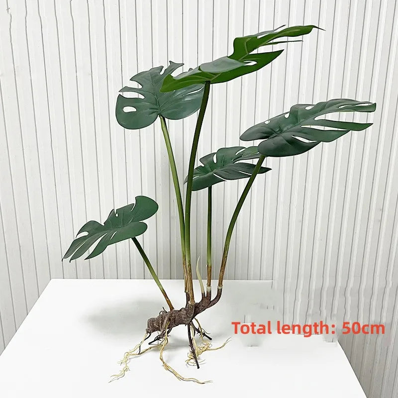 Artificial Flower Fake Plants Green Tree Bamboo Bonsai Outdoor Garden Wall Living Wedding Balcony Bedroom Leaves Home Decoration