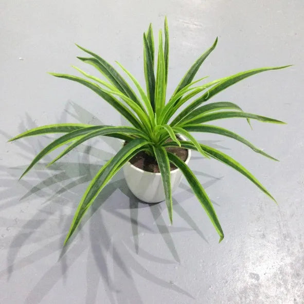 Artificial Chlorophytum Comosum Branch Plastic Plants Wedding Decor Simulation Green Plant No Pot Hotel Shoppingmall Decoration