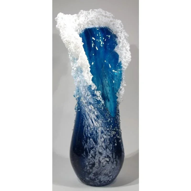 Sea Spray Vase Resin Crafts, Sea Spray Vase Decoration Ocean-themed Blue Home Decoration