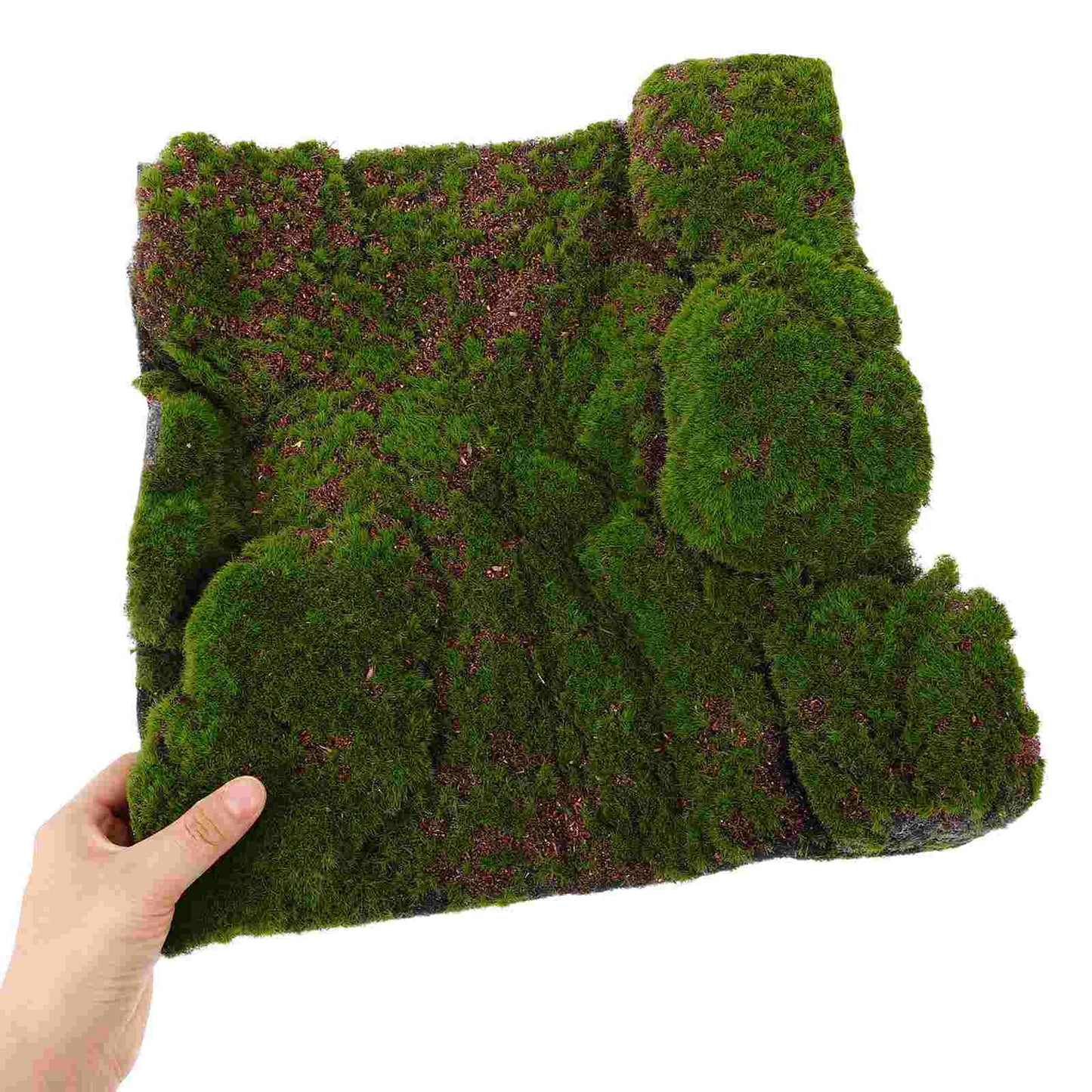 Simulated Moss Turf Decorative Artificial Rocks Mat Rug Garden Plants Round False