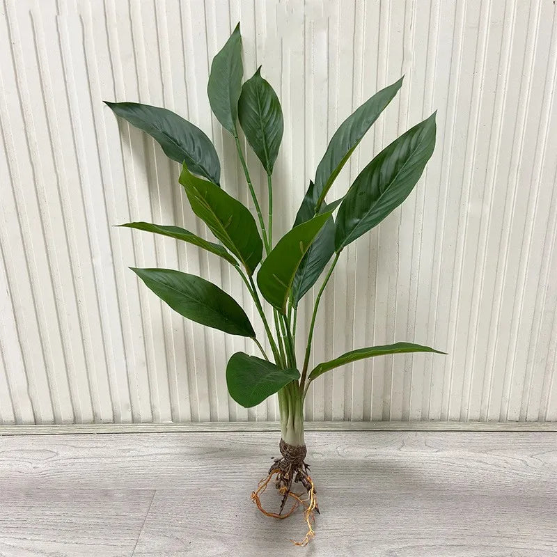 Artificial Flower Fake Plants Green Tree Bamboo Bonsai Outdoor Garden Wall Living Wedding Balcony Bedroom Leaves Home Decoration