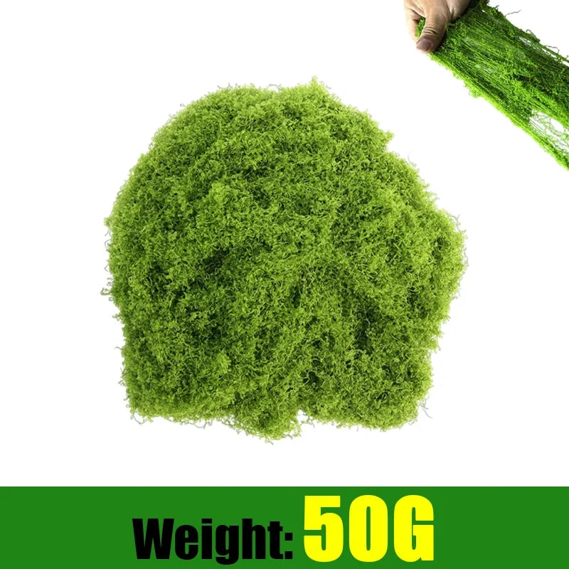 200/30g Eternal Life Moss Grass Artificial Green Plants Mini Landscape Fake Grass Garden Living Room Home Decoration DIY Crafts