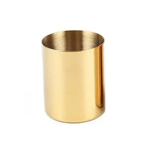Brass Gold Vase  Stainless Steel Vases For Flowers Storage Container Organizer Pen Holder Cup Desk Flower Pots Home Decoration