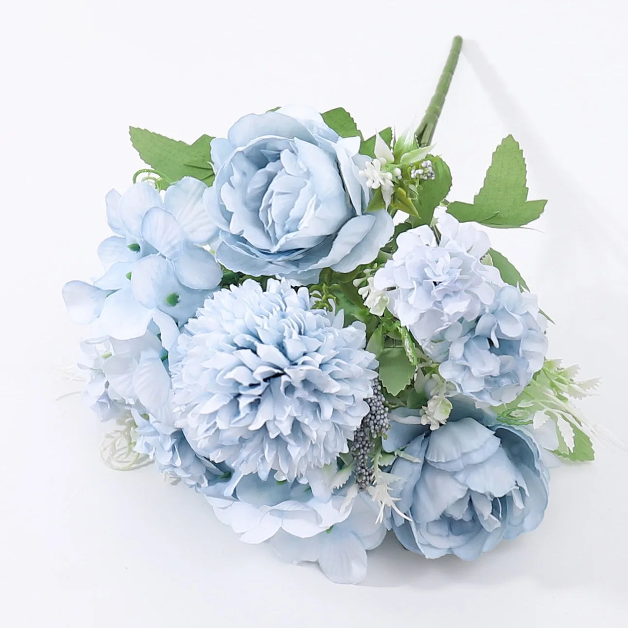 Beautiful Artificial Flowers Silk Peony For Vase Bride Bouquet Wedding Home Room Table Decoration Fake Floral Hydrangea Gifts