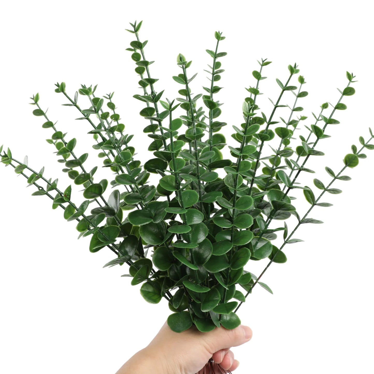 5/10/20pcs Artificial Eucalyptus Plant Artificial Eucalyptus Leaves For DIY Bouquet Wedding Office Decoration