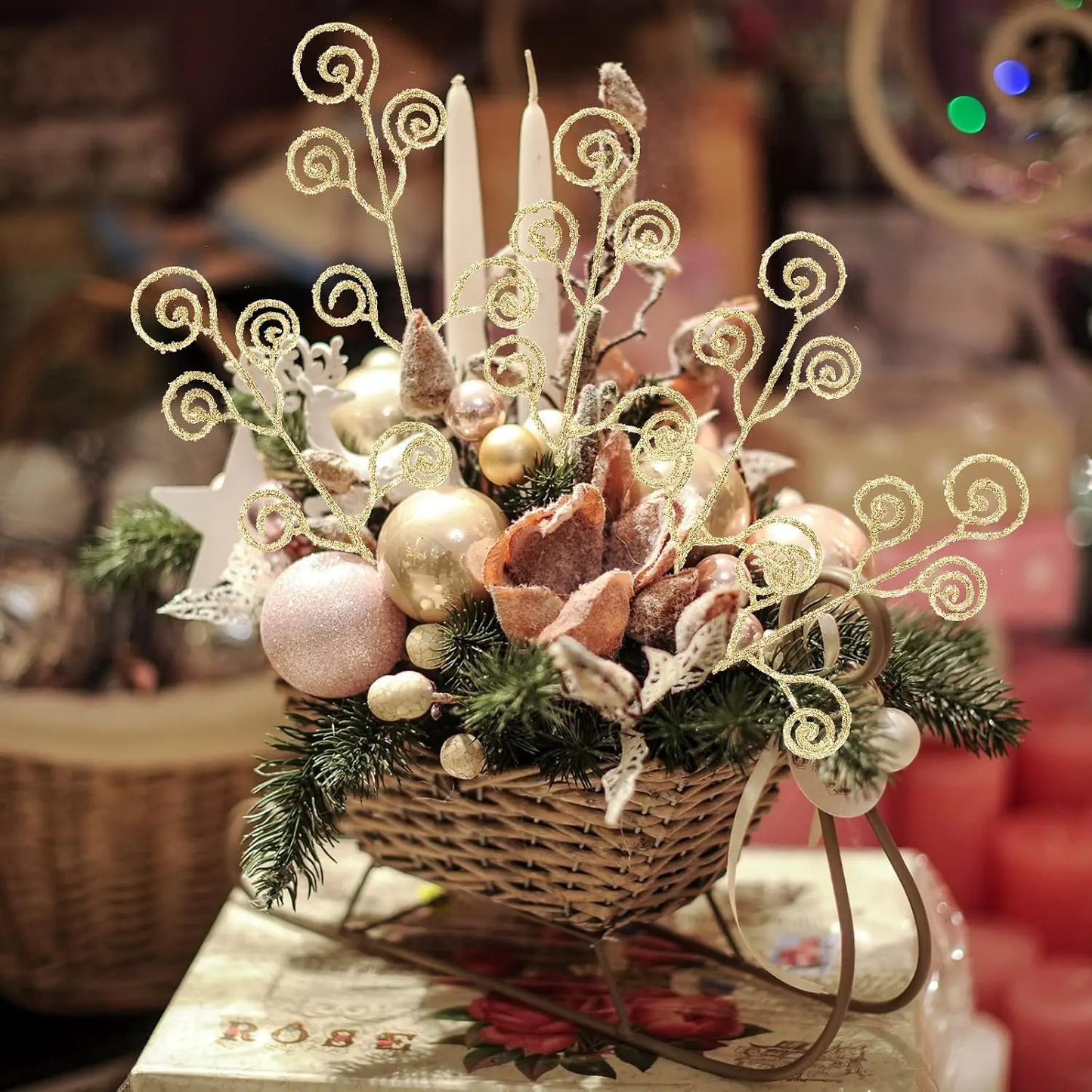 Artificial Plant New Year Christmas Pine Tree Shooting props Garland Wreath Home Decoration Outdoor Wedding Garden Party HotSale