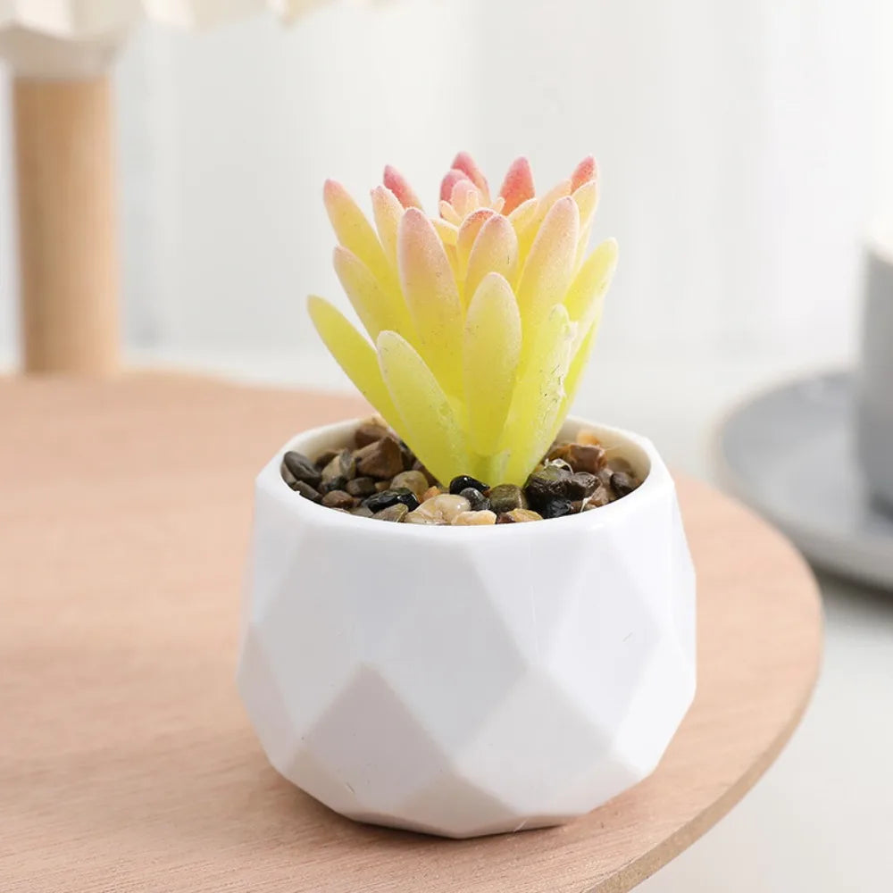 Soft Glue Artificial Plant EVA Green Faux Copper Coin Grass Garden Decoration Home Office Succulent Plants Leaves Home Office