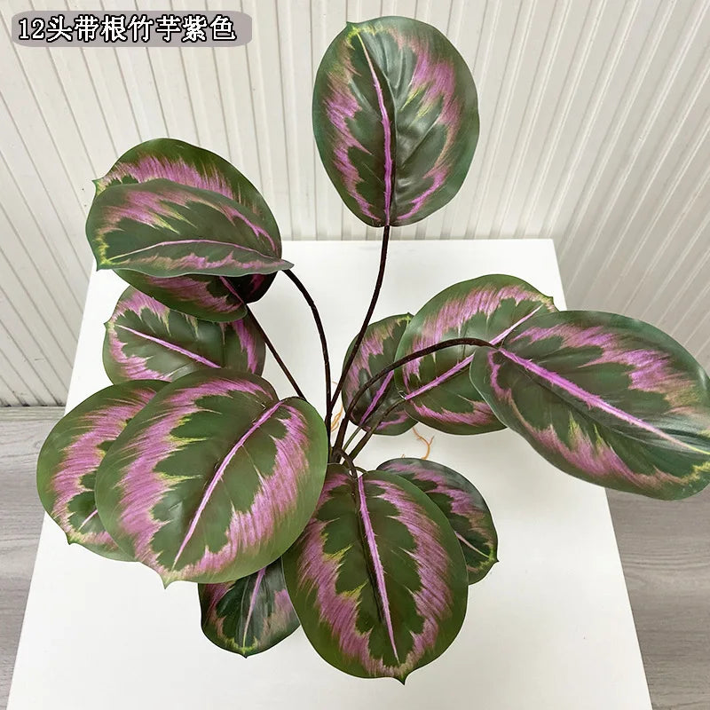 Artificial Flower Fake Plants Green Tree Bamboo Bonsai Outdoor Garden Wall Living Wedding Balcony Bedroom Leaves Home Decoration