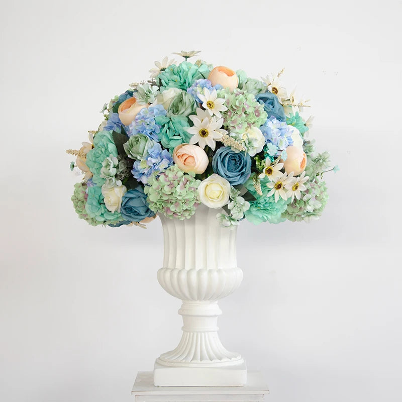 30/40/55cm artificial table decoration flower ball silk Roman flower pot wedding decoration guide road photography flower row
