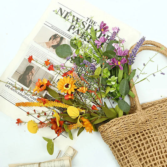 58cm Simulation Green Plant Natural Decoration Bouquet Simulation Flower Home Simulation Flower Ins Simulation Flower Decoration