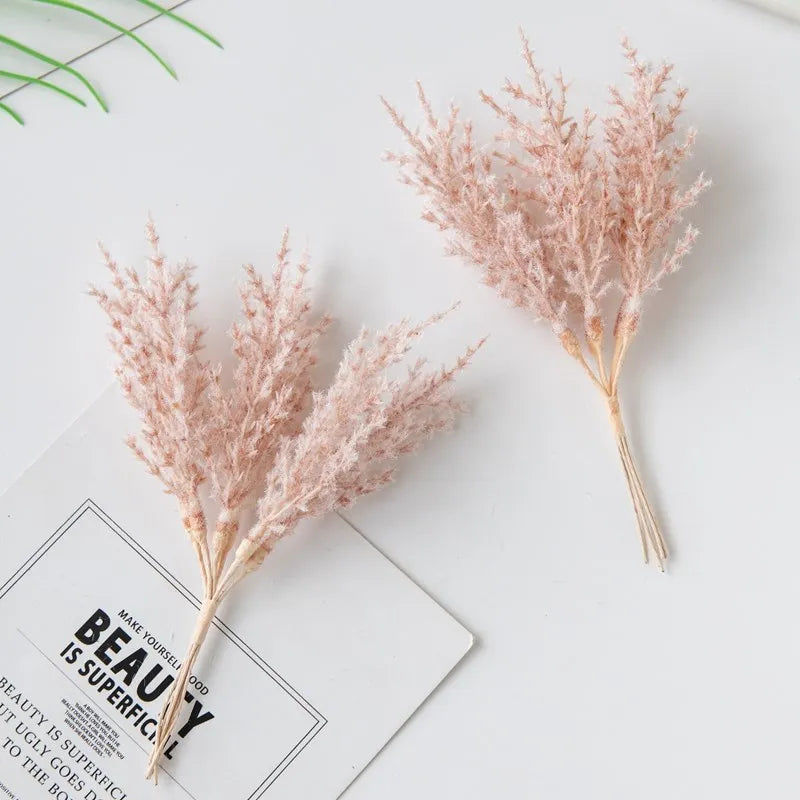 Artificial Plants Autumn Golden Silvery Fake Branch For Festival Tree Wreath Home Accessories Wedding Archway Decor Scrapbook