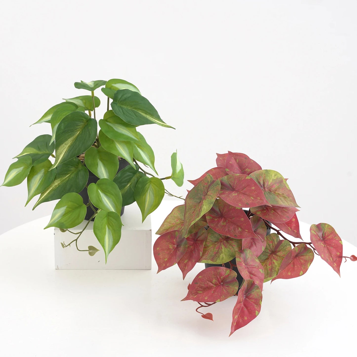 1pc Artificial Plant Monstera Pothos, Fake Leaves With Stem, Fake Plant, Living Room Hotel Window Office Decoration, Home Decor,