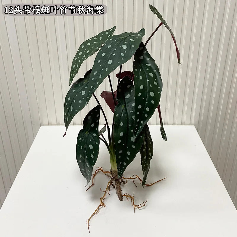 Artificial Flower Fake Plants Green Tree Bamboo Bonsai Outdoor Garden Wall Living Wedding Balcony Bedroom Leaves Home Decoration