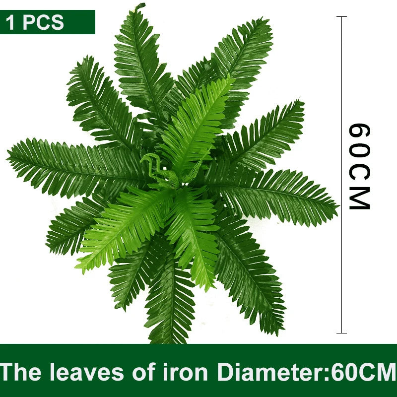 Artificial Fern plants wall decoration leaf accessories turtle back leaf Persian green plant wall accessories home decoration
