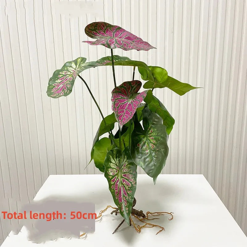 Artificial Flower Fake Plants Green Tree Bamboo Bonsai Outdoor Garden Wall Living Wedding Balcony Bedroom Leaves Home Decoration