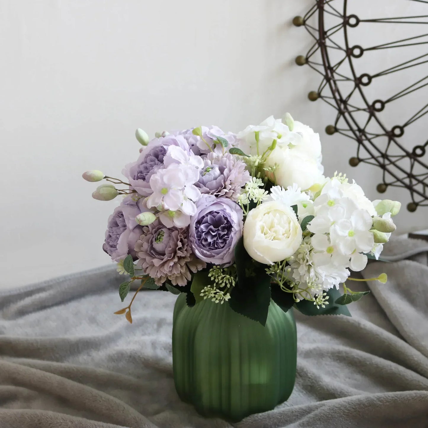 30cm Rose Pink Silk Peony Artificial Flowers Bouquet 5 Big Head an Bud Cheap Fake Flowers for Home Wedding Decoration indoo