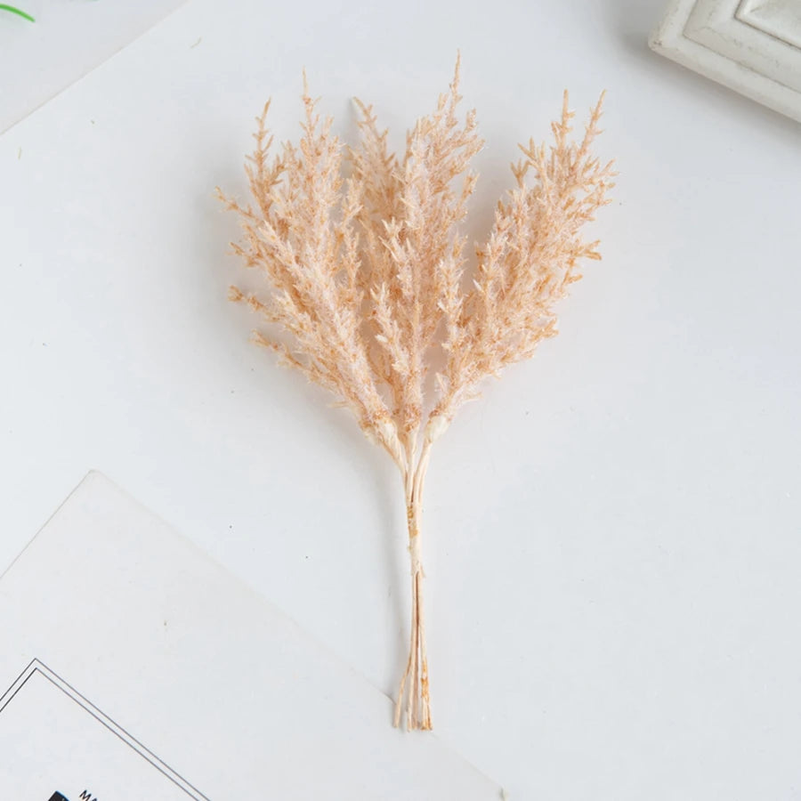Artificial Plants Autumn Golden Silvery Fake Branch For Festival Tree Wreath Home Accessories Wedding Archway Decor Scrapbook