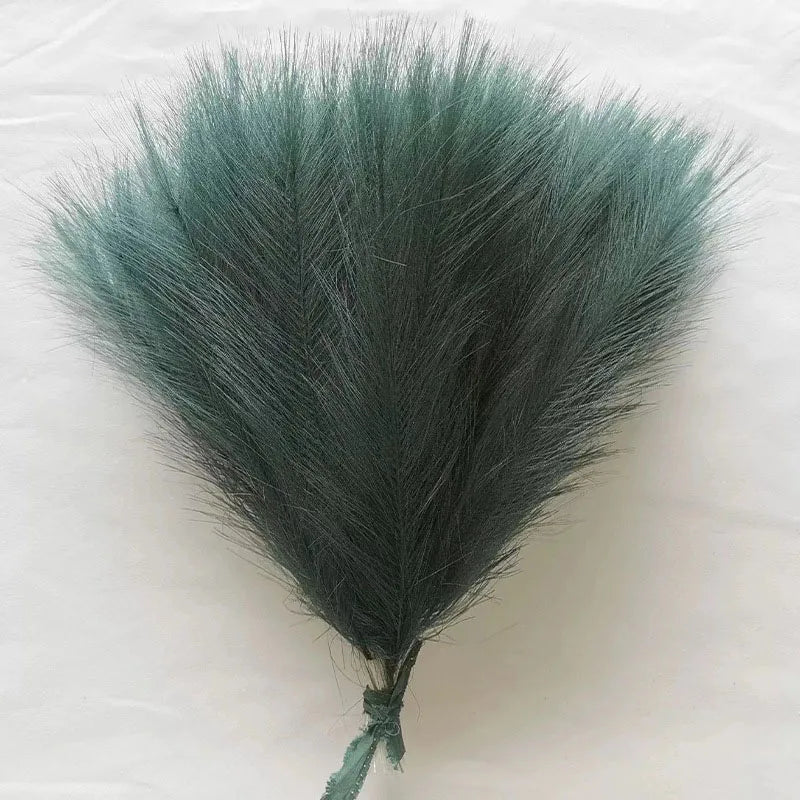1/5/10/30pcs High Quality Bouquet pampas grass decoration 42cm Fluffy Pampas Grass Christmas Vase Decor Wedding Home Decor DIY