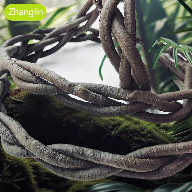 Various styles of artificial plants DIY wall hanging green leaves vines easy shape home garden greening decorative wreath ivy