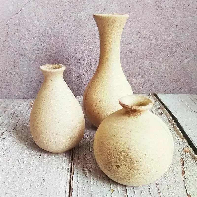Wooden Flower Vase Retro Art Flower Bottle Dining Table Decorations Nordic Room Tabletop Ornament Living Room Decoration Ваза