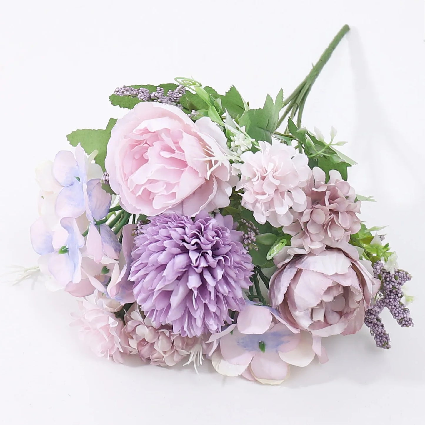 Beautiful Artificial Flowers Silk Peony For Vase Bride Bouquet Wedding Home Room Table Decoration Fake Floral Hydrangea Gifts