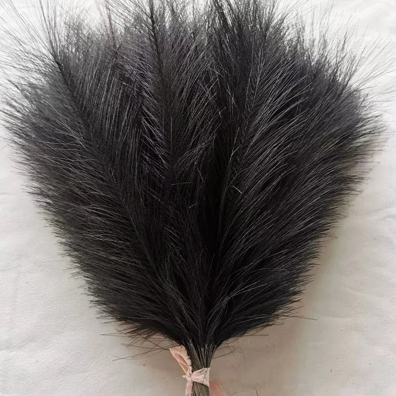 1/5/10/30pcs High Quality Bouquet pampas grass decoration 42cm Fluffy Pampas Grass Christmas Vase Decor Wedding Home Decor DIY