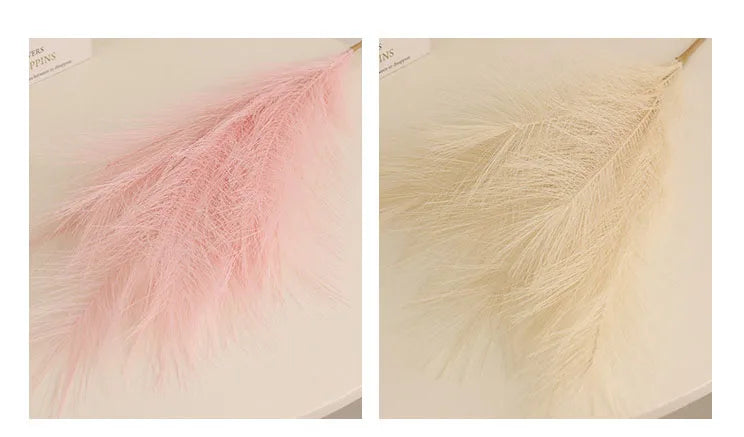 42cm Artificial Phragmites Pampas Grass Artificial Flowers 1/5/10/30pcs Home Decor Bedroom Room Decor Home Party Decoration