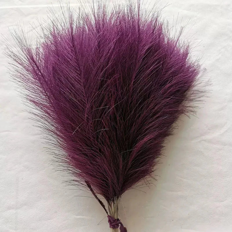 1/5/10/30pcs High Quality Bouquet pampas grass decoration 42cm Fluffy Pampas Grass Christmas Vase Decor Wedding Home Decor DIY