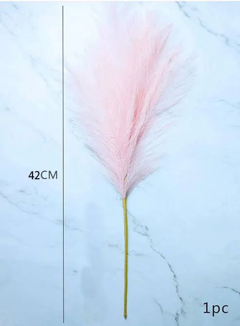 42cm Artificial Phragmites Pampas Grass Artificial Flowers 1/5/10/30pcs Home Decor Bedroom Room Decor Home Party Decoration