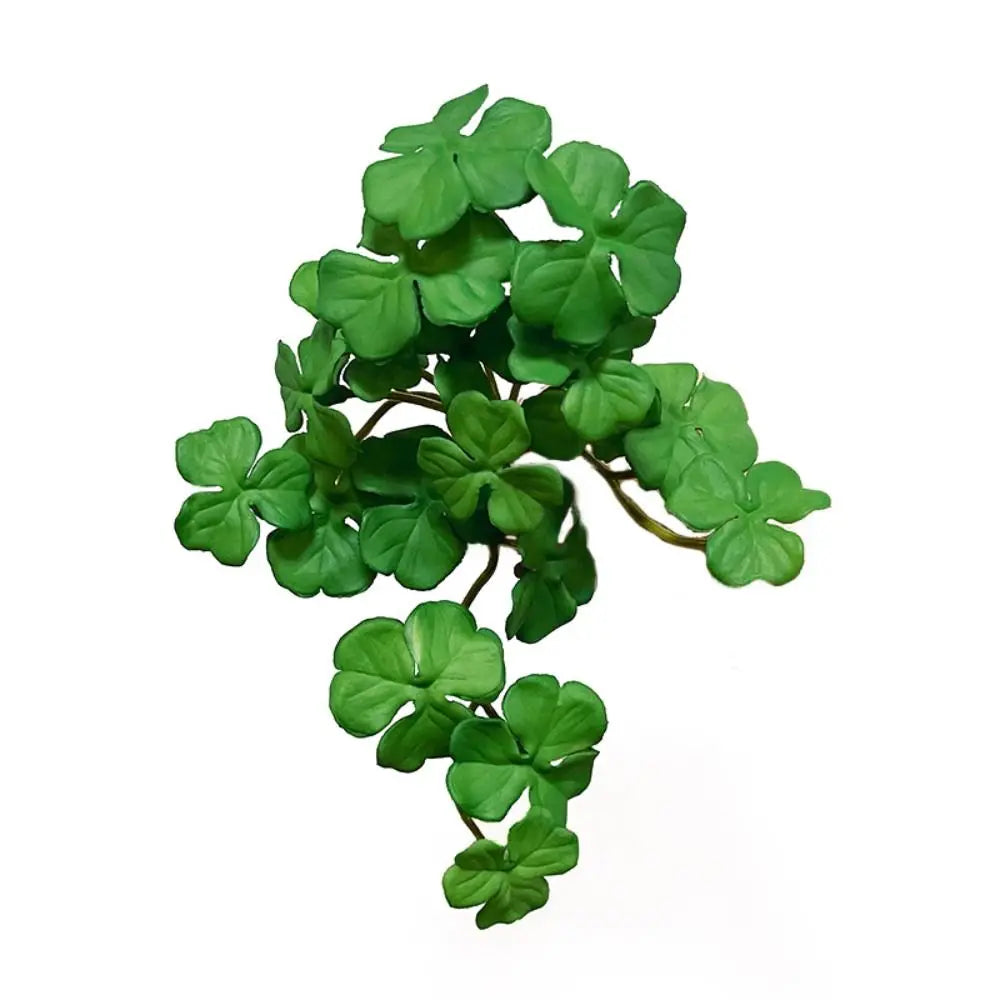 Soft Glue Artificial Plant EVA Green Faux Copper Coin Grass Garden Decoration Home Office Succulent Plants Leaves Home Office