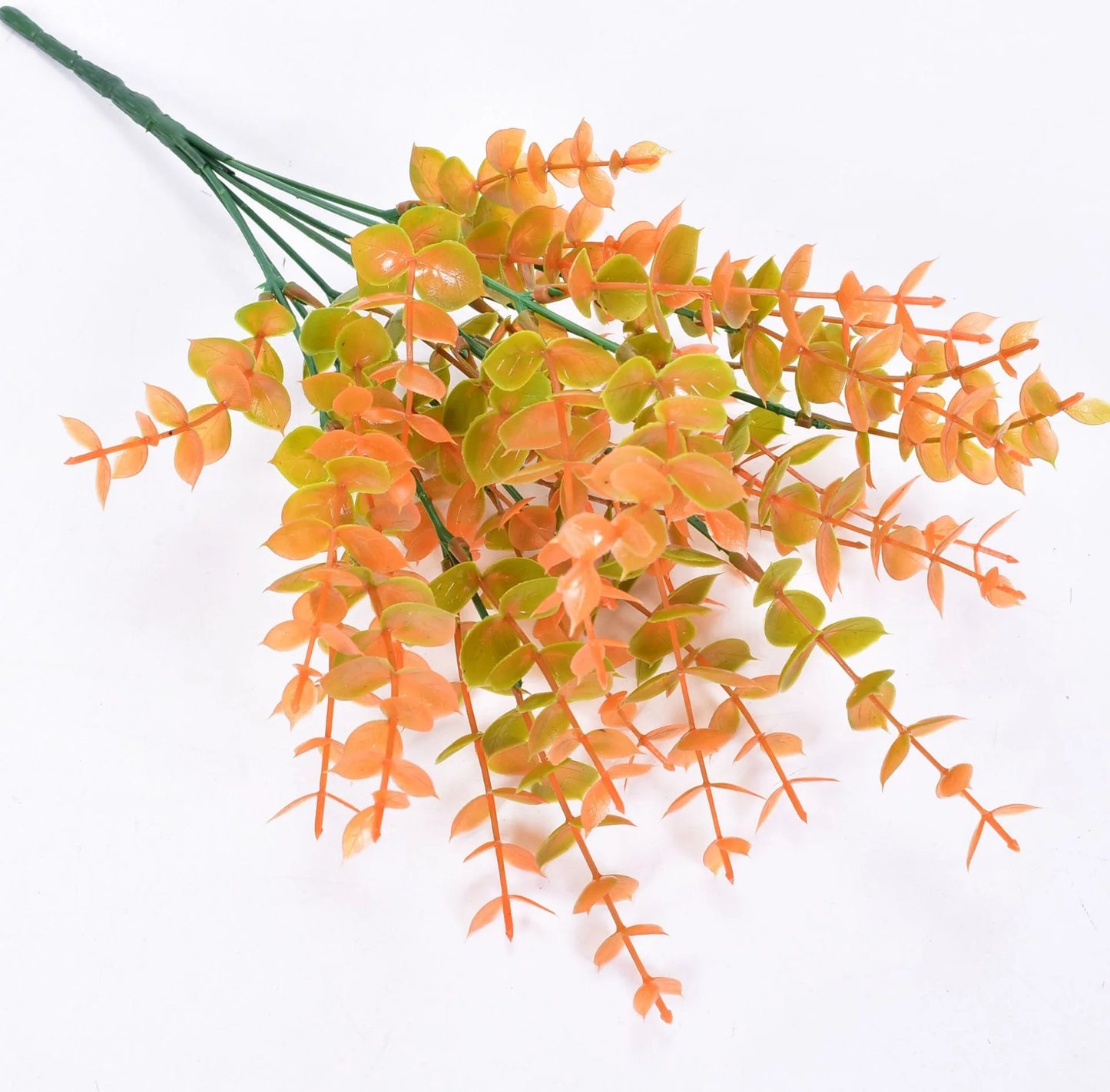 1pcs/lot Artificial Flowers 7-Pronged, 35 Mesh Eucalyptus Plastic Fake Flower Greenery Shrubs Plants Wedding Party Decoration