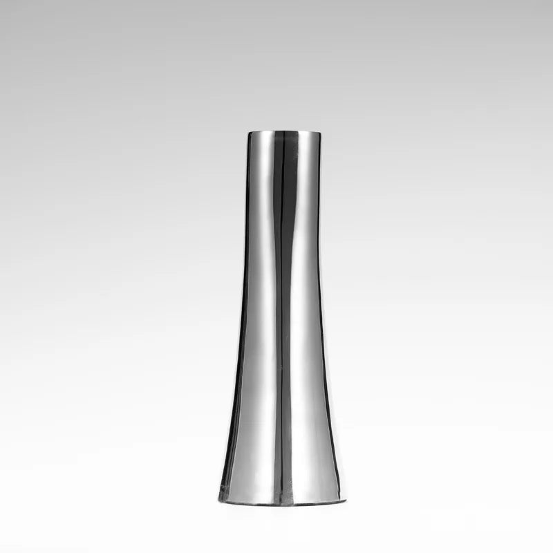 Stainless Steel Silver Metal Small Vase - Simple, Light Luxury Dry Flowers/Simulated Flowers Modern Home Decoration Ornament