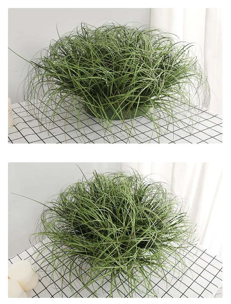 Artificial Grass Home Garden Decoration Fake Plant Miniature Simulation Scene Layout Onion Grass Home Decor  Artificial Plants