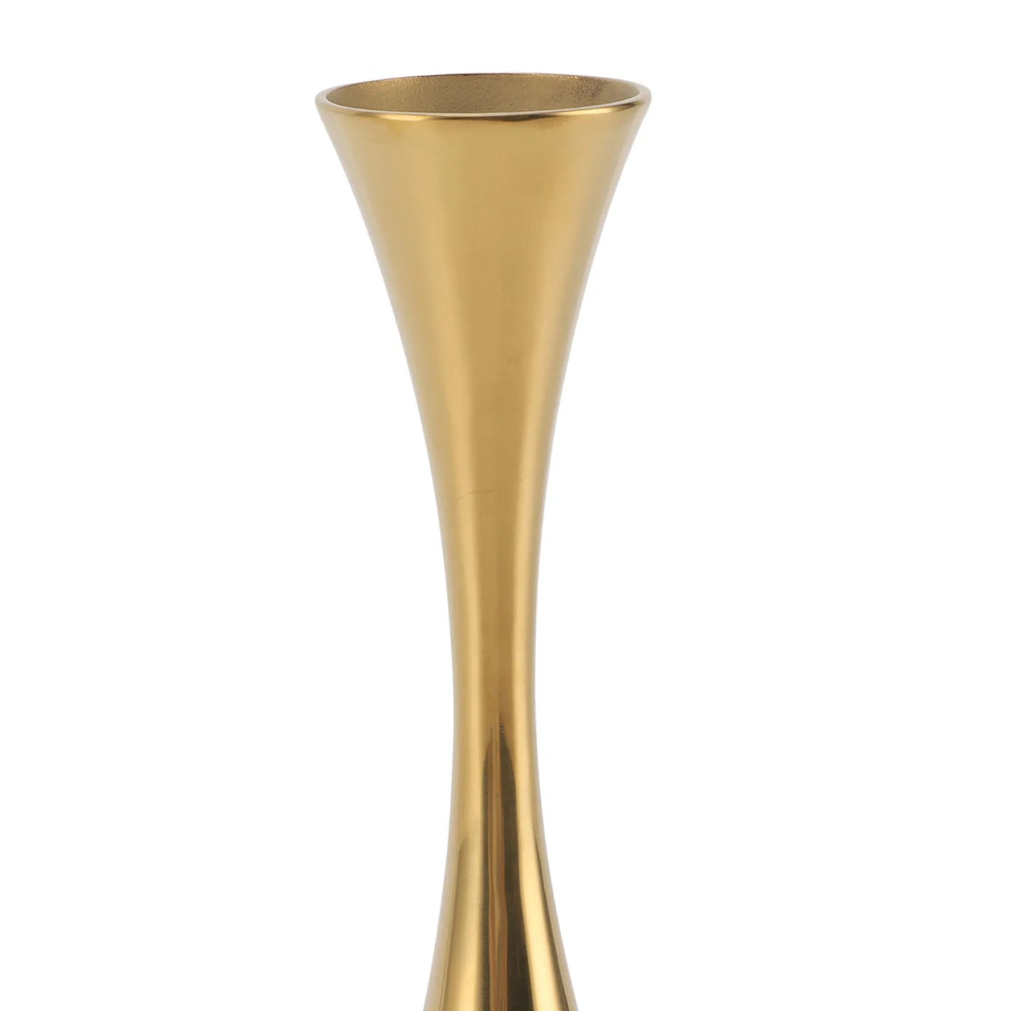 Dry Flower Vases Stainless Steel Flower Vase Modern Gold Rustproof Round Mouth Slim Artistic for Home