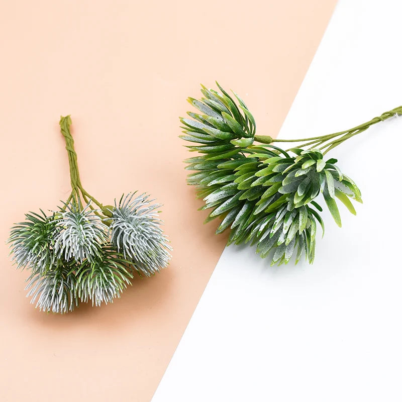 Artificial Plants for Home Wedding Decoration Silk Flowers for Scrapbooking Fake Plastic Decorative Christmas Wreat
