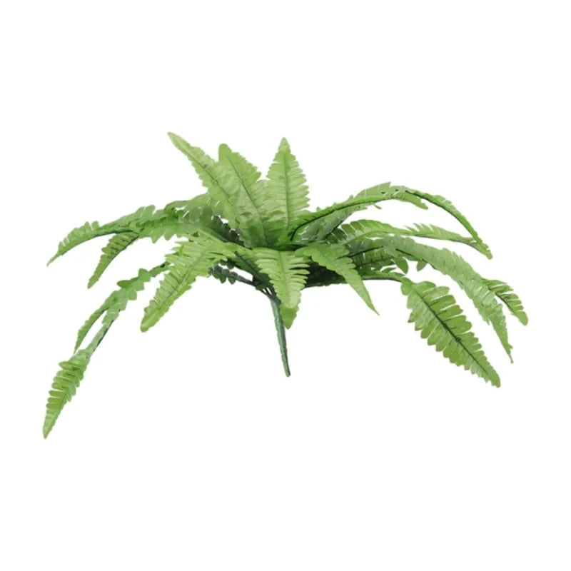 UV Resistant Lifelike Artificial Boston Fern, Artificial Ferns For Outdoors, Faux Ferns Fake Ferns Artificial Plants Durable