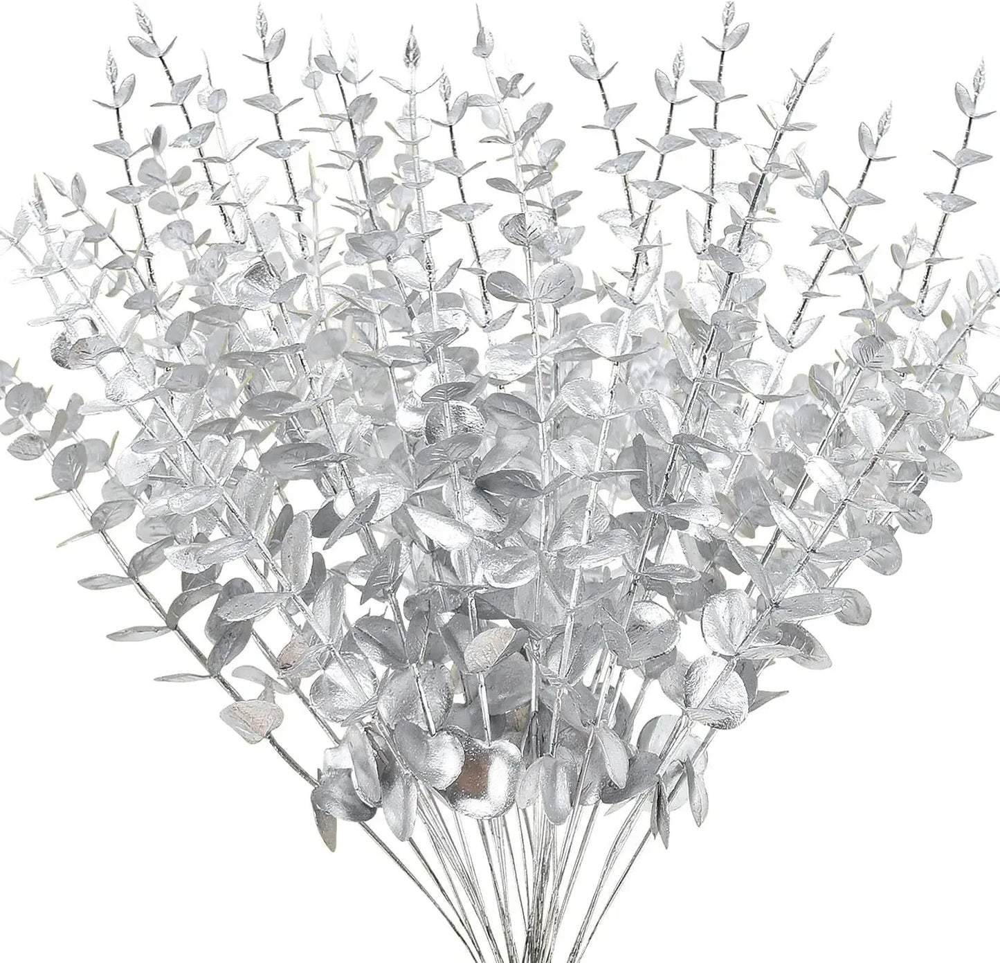 5/10/20pcs Artificial Eucalyptus Plant Artificial Eucalyptus Leaves For DIY Bouquet Wedding Office Decoration